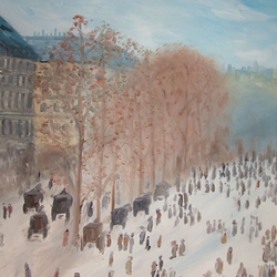 Boulevard des Capucines (nach Monet)